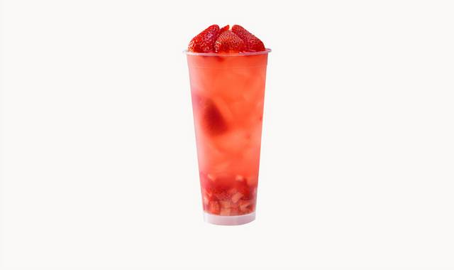 草莓饮品果汁饮料图片