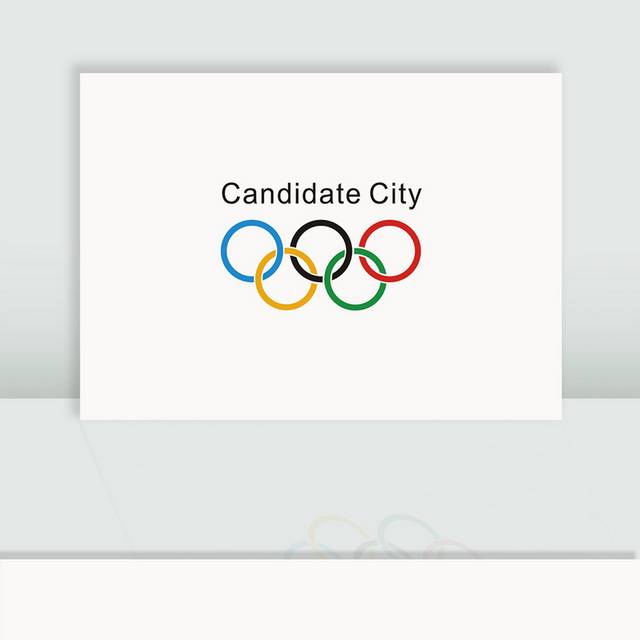 矢量奥运五环logo图标
