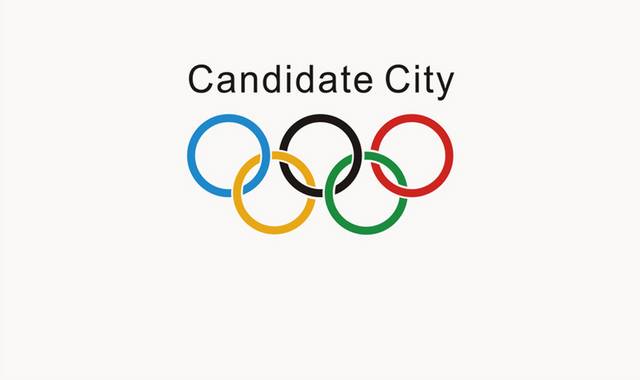 矢量奥运五环logo图标
