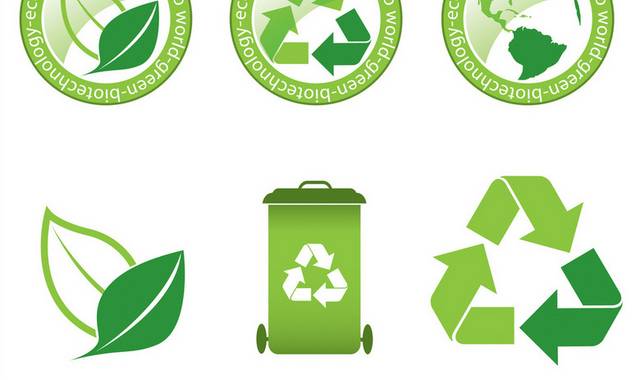 绿色环保回收利用图标