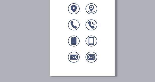 电话定位icon图标
