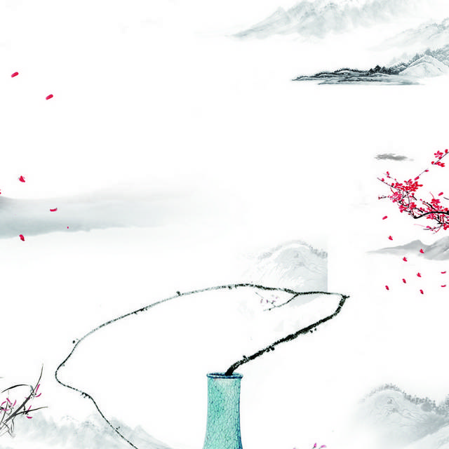 中国风梅花背景