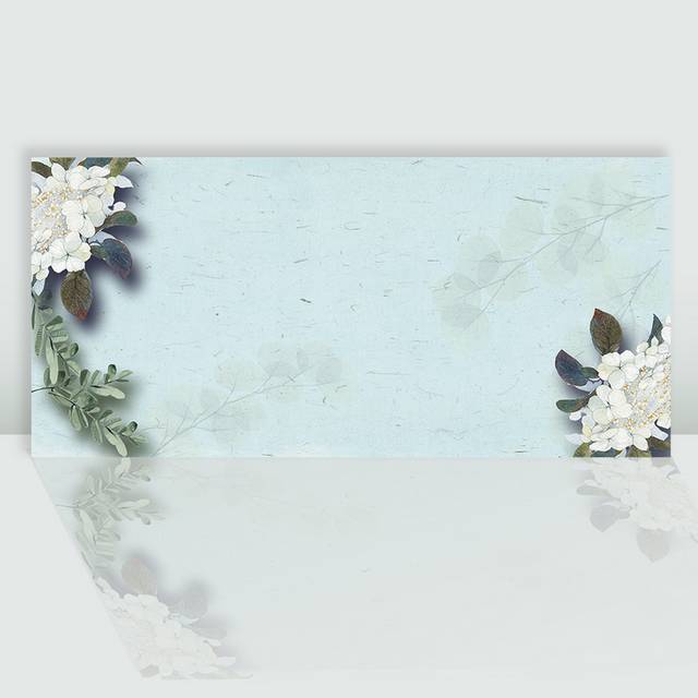 小清新花卉背景图片