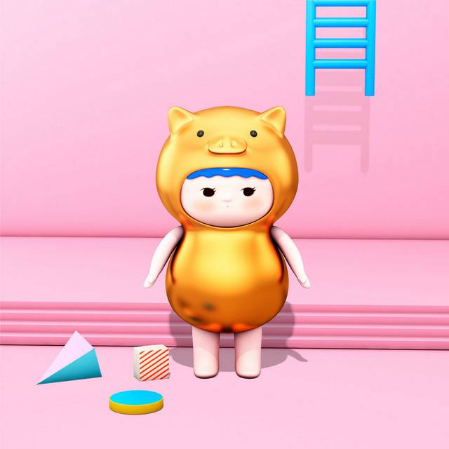 卡通猪