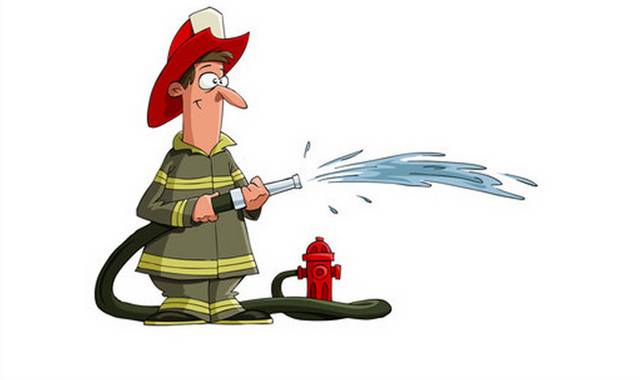 卡通创意消防员素材