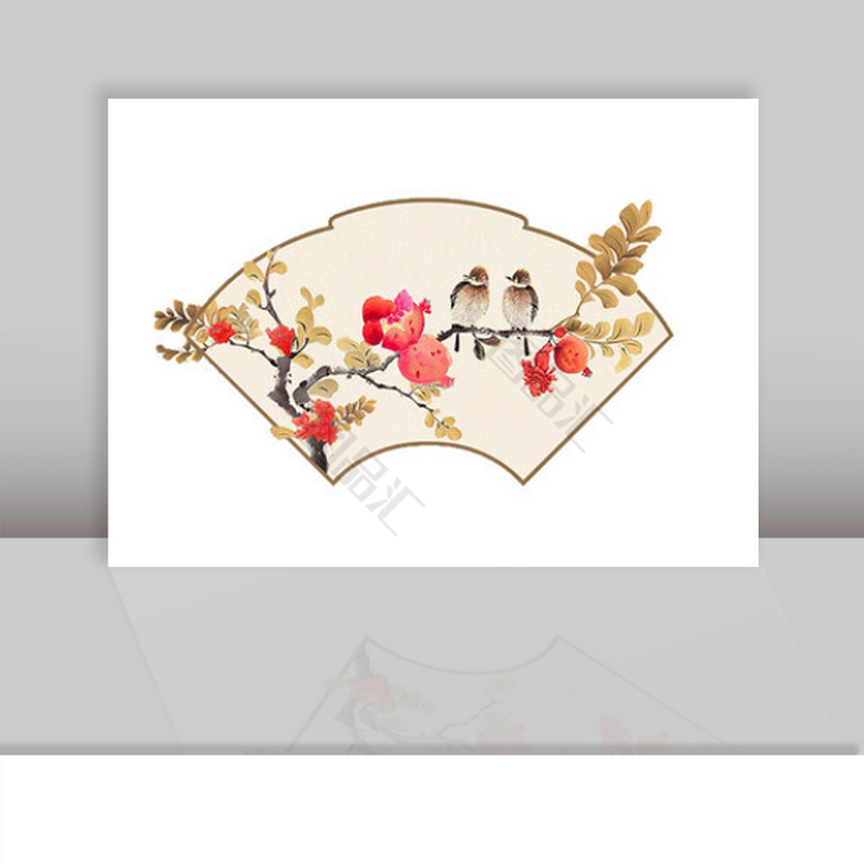 国画】工笔画扇面15幅