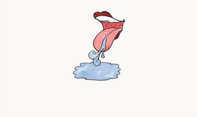 流口水图片