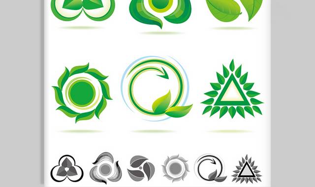绿色生态环保循环标志