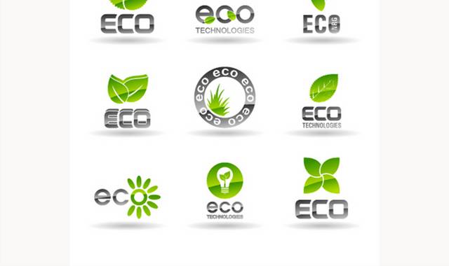 矢量生态环保logo