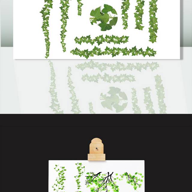藤蔓绿叶图片