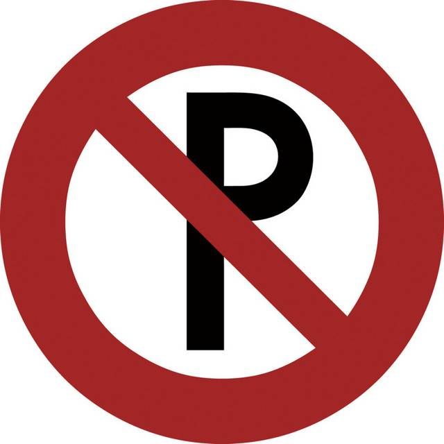 禁止停车标识标牌警示牌