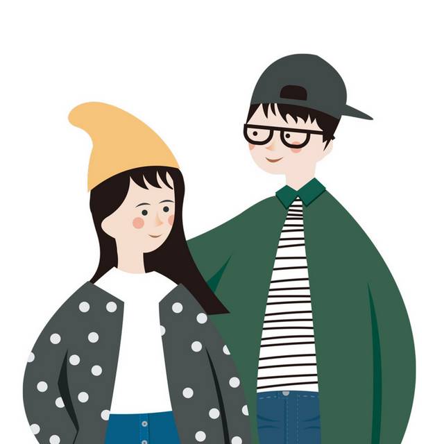 情侣人物