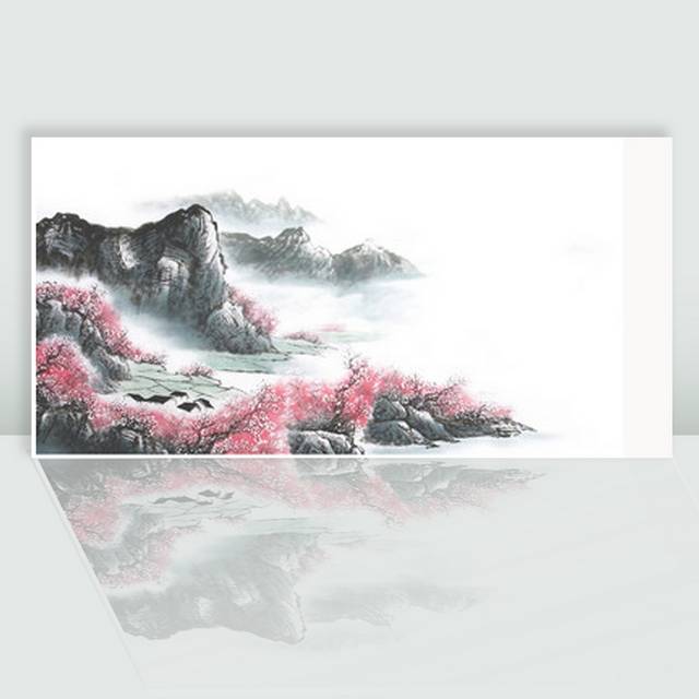 中国风国画山水素材