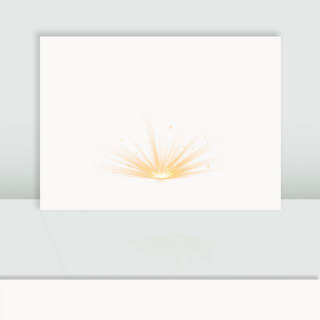 矢量金色光线