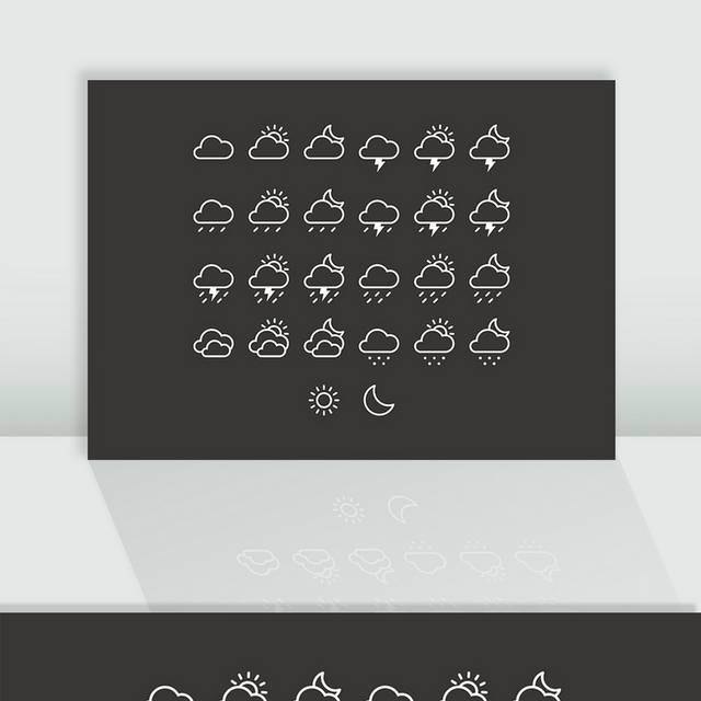 天气符号图