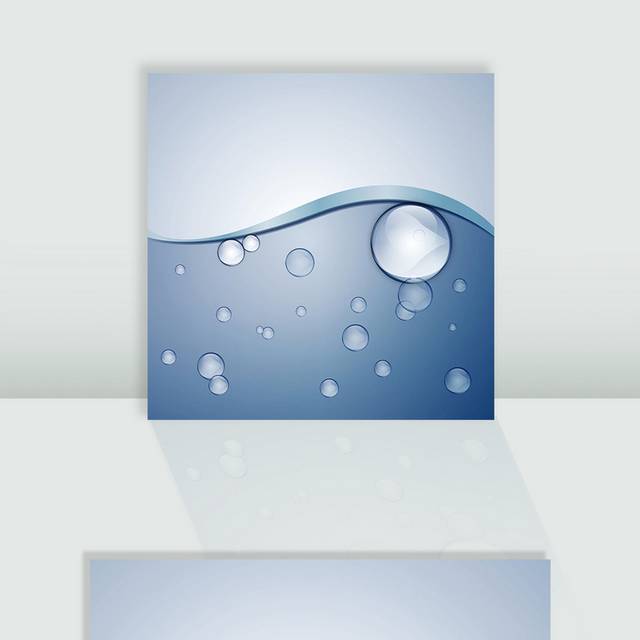 矢量水珠水滴水泡图片