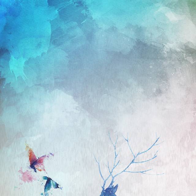 麋鹿广告背景