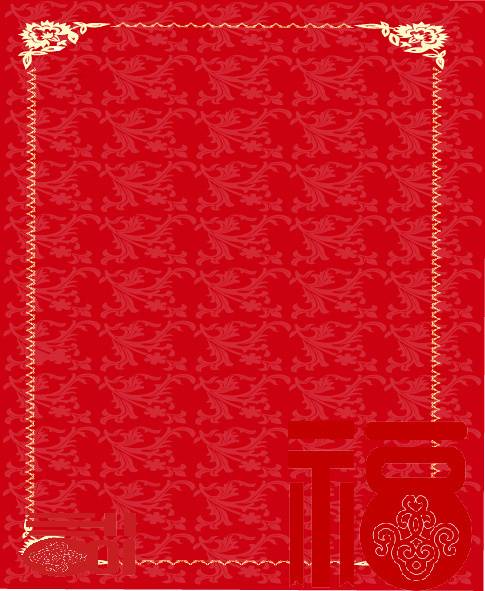 简洁红色背景