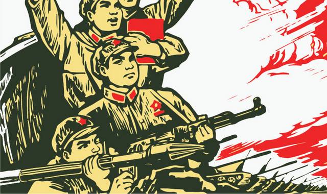 创意红军插画设计素材