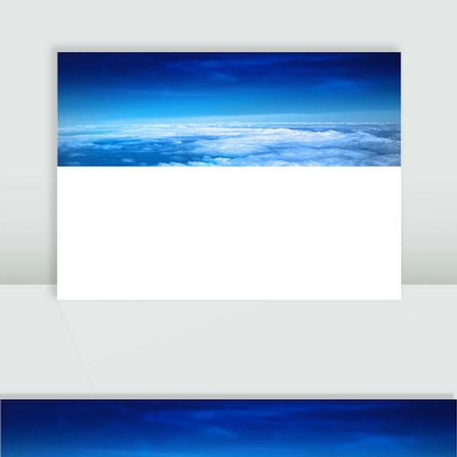 蓝天天空白云背景