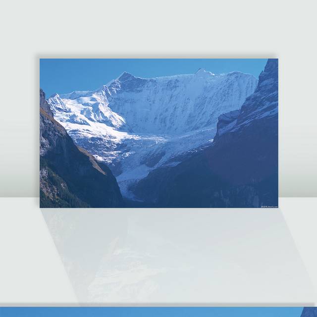 瑞士风景雪山