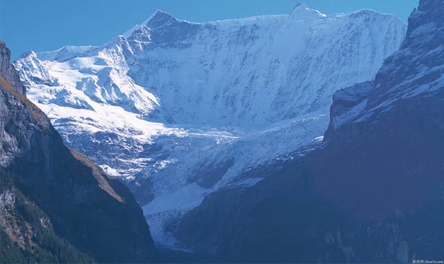 瑞士风景雪山