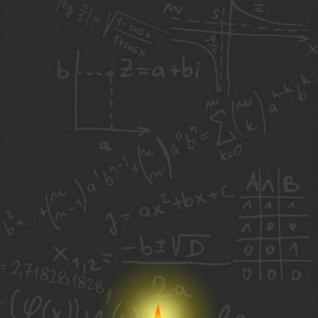 黑板蜡烛书本教师节素材广告背景