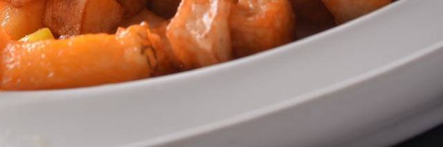 杏鲍菇银鳕鱼美味图片