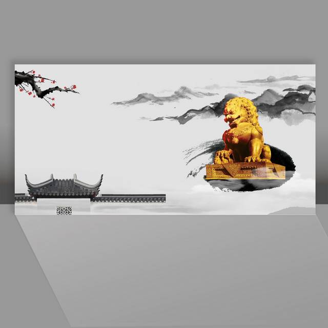 古典中国风水墨图片