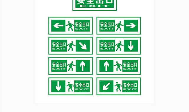 安全出口标识牌