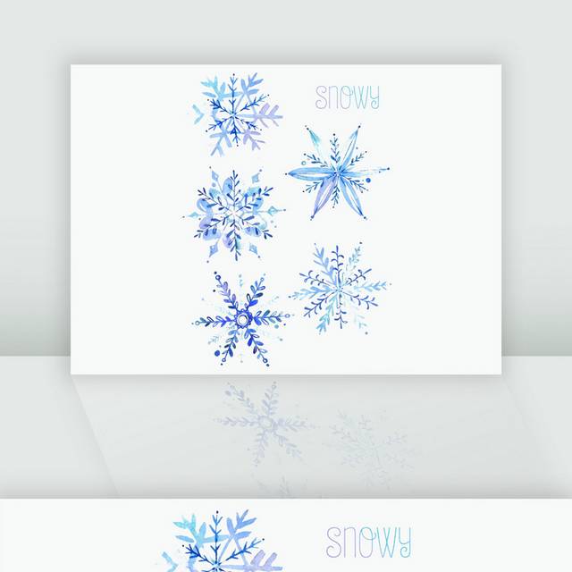 创意雪花素材