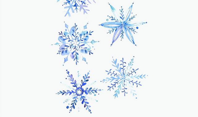 创意雪花素材