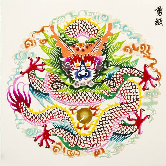 中国龙背景图案