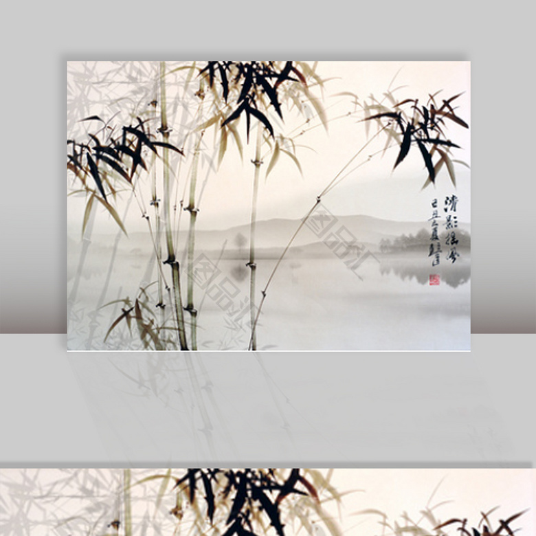 水墨画竹子_图品汇