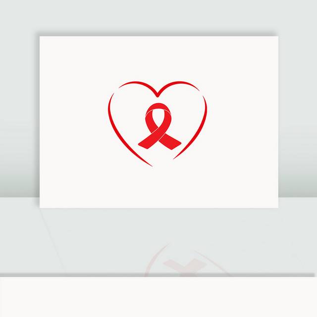 红丝带防治艾滋病