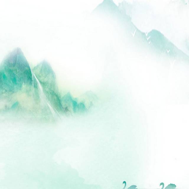 水墨山水中国风背景