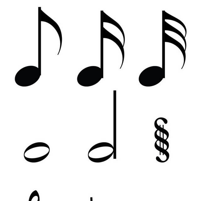 矢量音符音符素材
