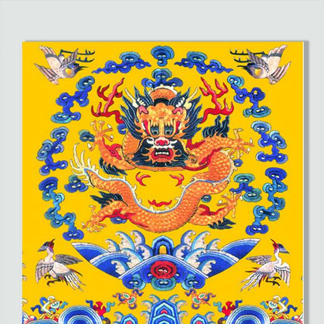 中国龙背景图案
