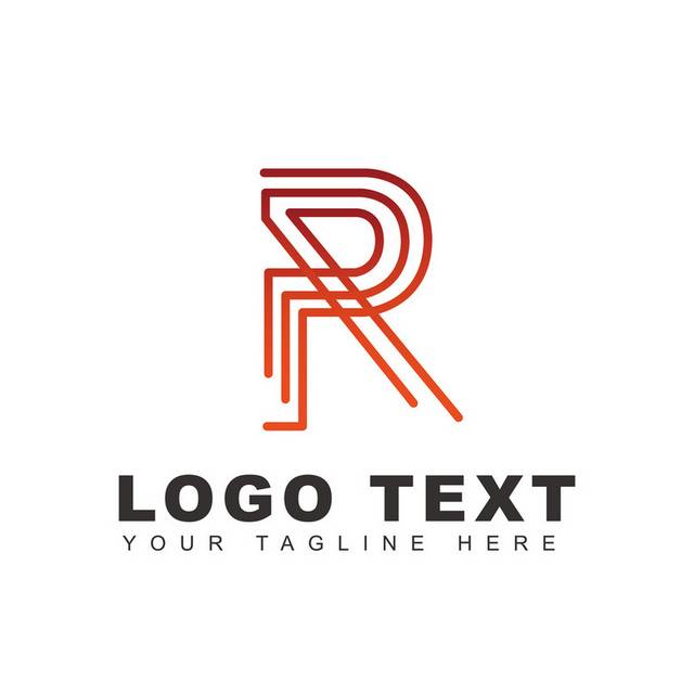 R造型图标