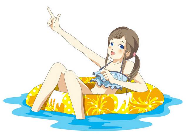 卡通游泳