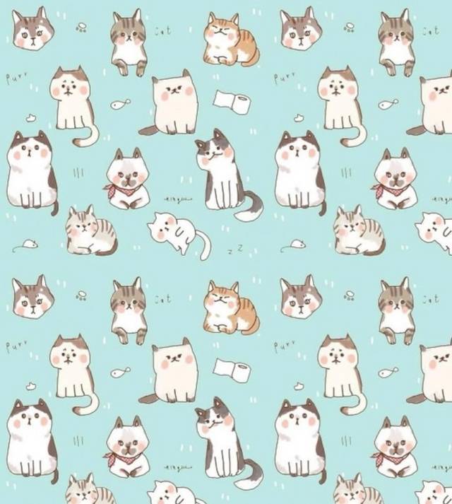 卡通小猫