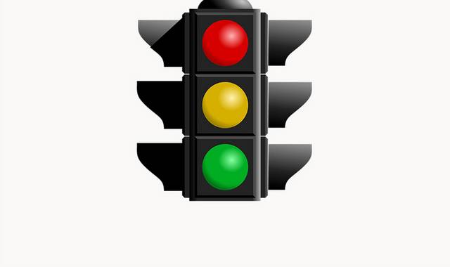 交通信号灯红绿灯图片