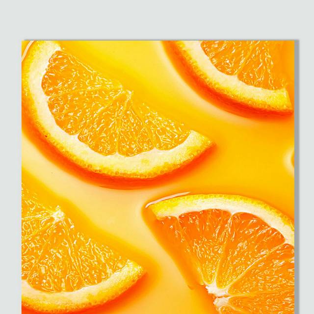 水果橙子背景