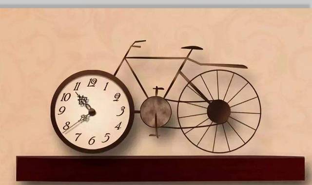 时间自行车素材