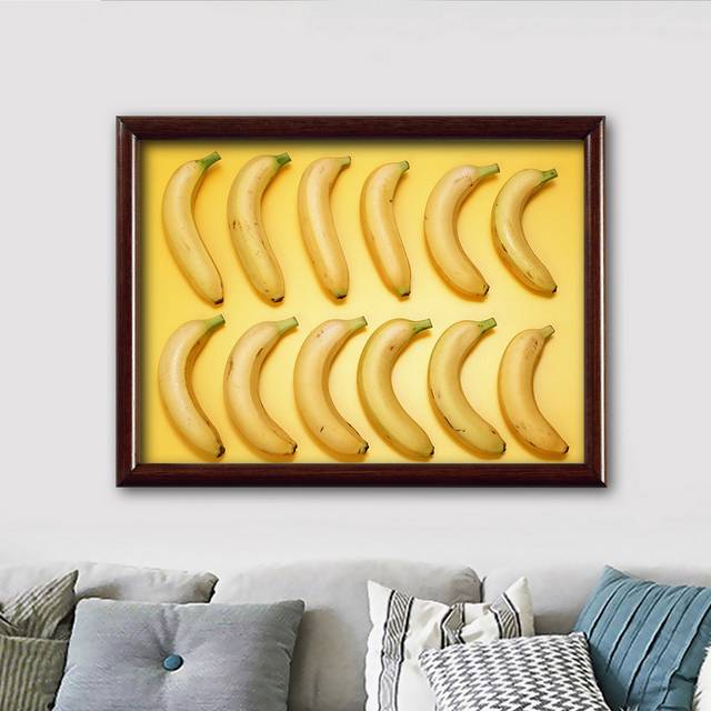 北欧水果香蕉装饰画模板