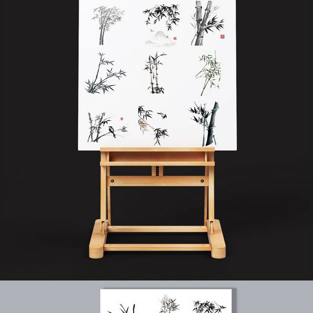 水墨竹子 水墨竹子- 第一字画网Powered by Hishop