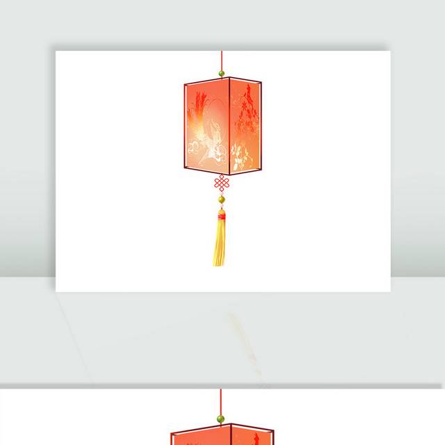 古典中国风红灯笼元素