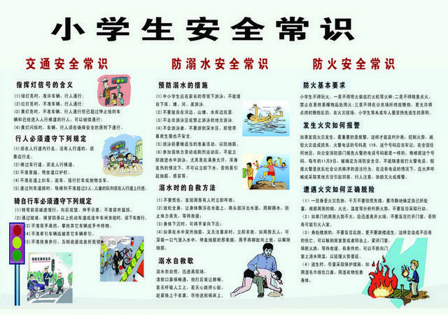 小学生安全小常识