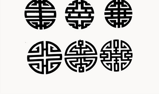中式复古图案花纹