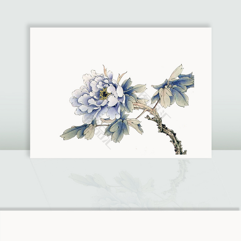 新しい 清新淡雅花卉工笔画图_图品汇 絵画/タペストリー